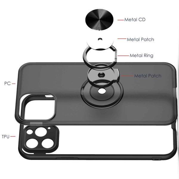 iPhone 11 Pro Shockproof Translucent Ring Case
