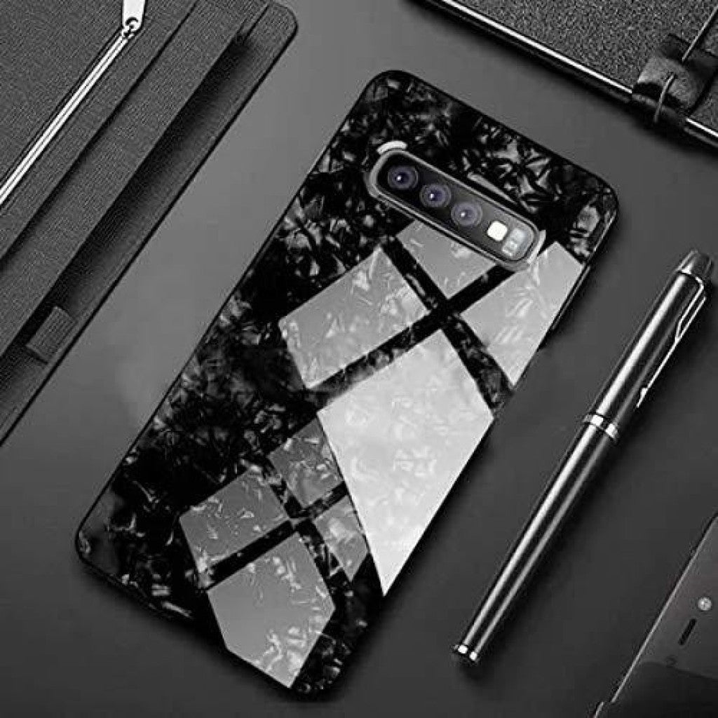 Galaxy S10 Plus Dream Shell Textured Marble Case