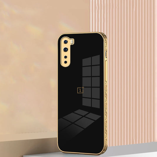 OnePlus Nord Embossed TPU Gold Edge Design Case