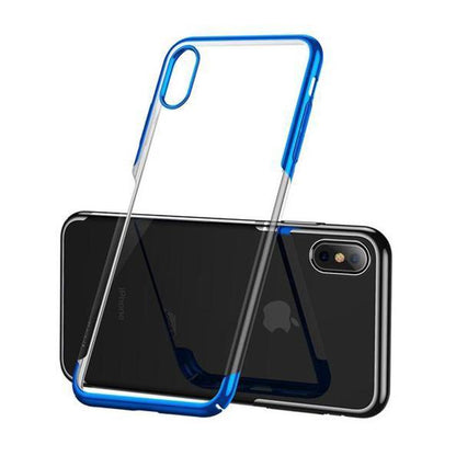 Baseus ® iPhone XS Max Ultra-Thin Transparent Sparkling Edge Case