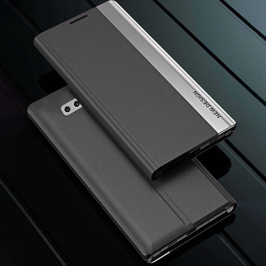 Galaxy Note 10 Plus PU Leather Side Window Flip Case