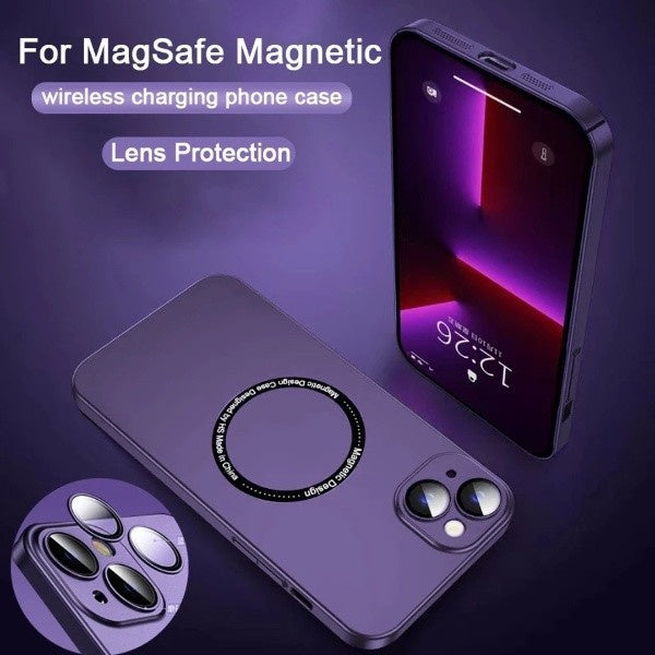 iPhone 14 Series Matte Slim Magnetic MagSafe Case
