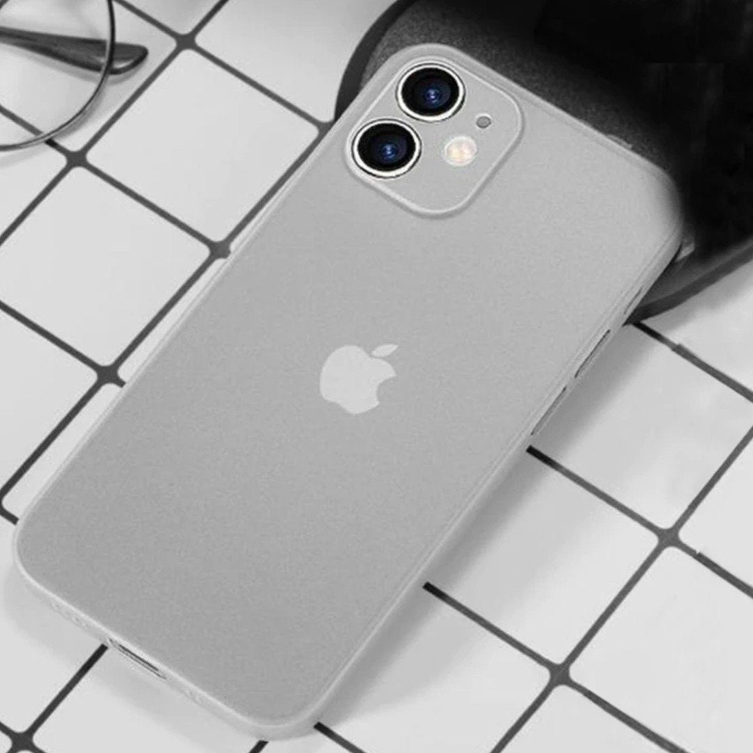 iPhone 12 Mini Ultra-Thin Matte Paper Back Case