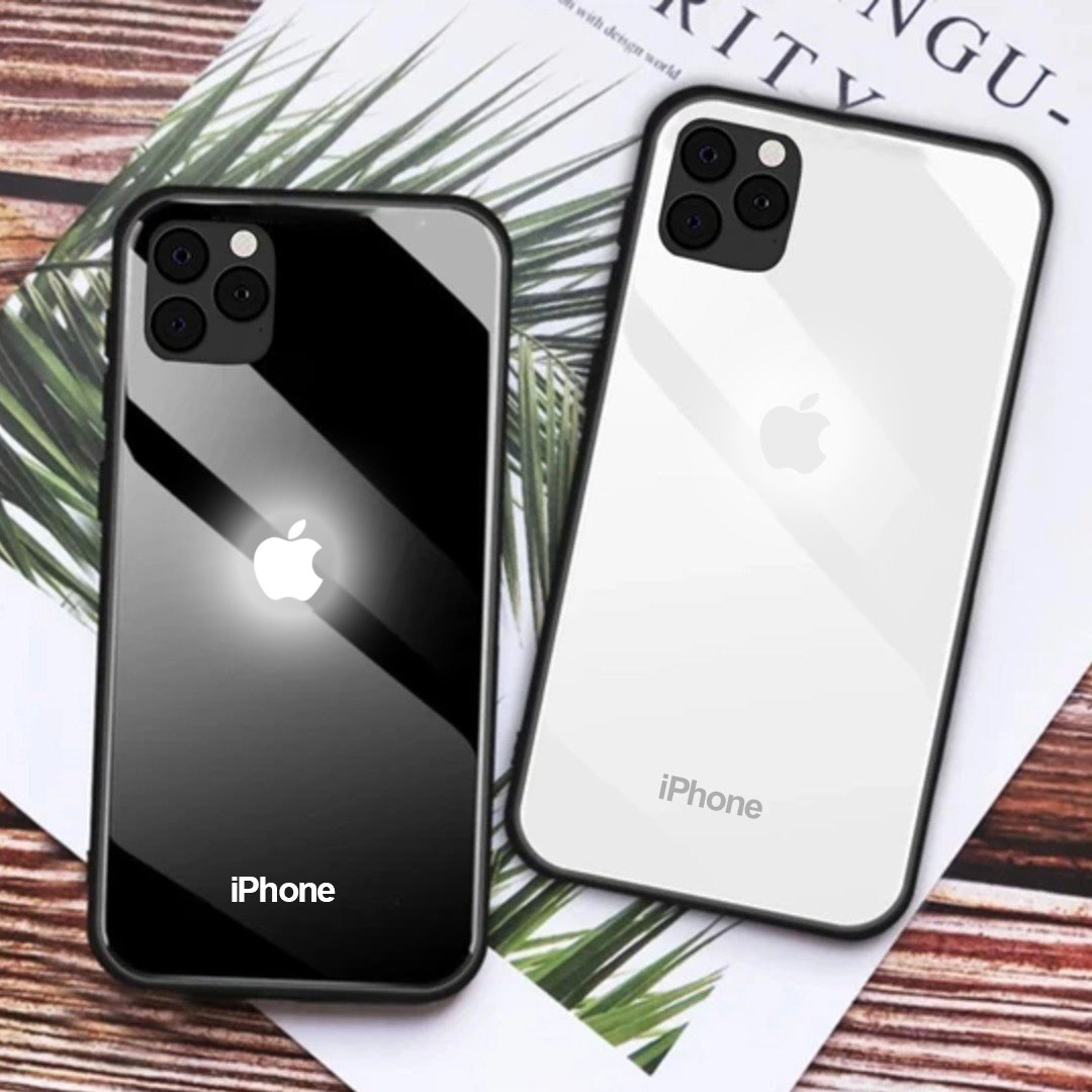 iPhone 11 Pro LED Logo Glass Back Case