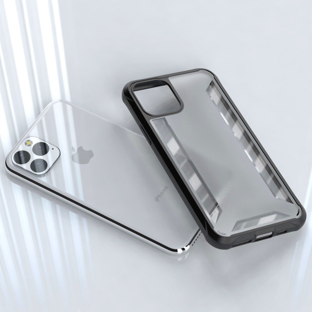 MK ® iPhone 11 Pro Max Henks Anti Shock Transparent Case