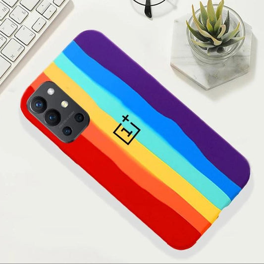 OnePlus Series Rainbow Liquid Silicone Logo Case